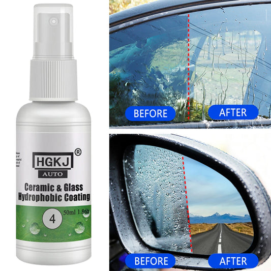 Ceramic Glass Nano Hydrophobic Coating Anti-rain 20/50ml Windshield Rainproof Agent Spray Car Remover Polish Accessories